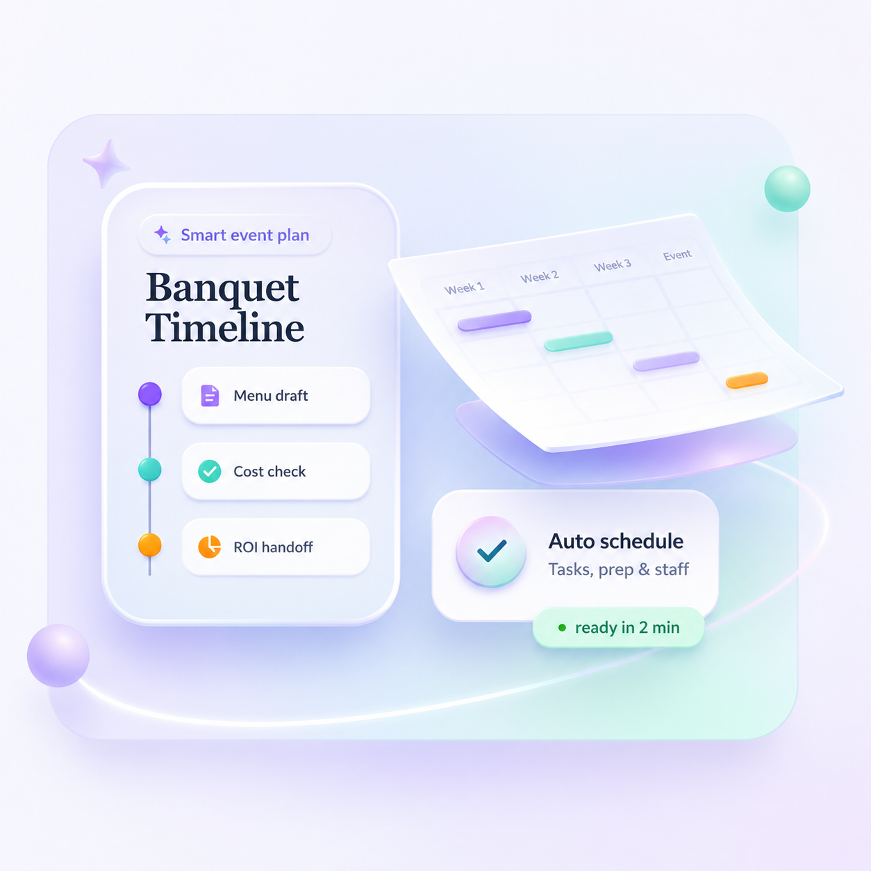 AI Event Planning that books itself