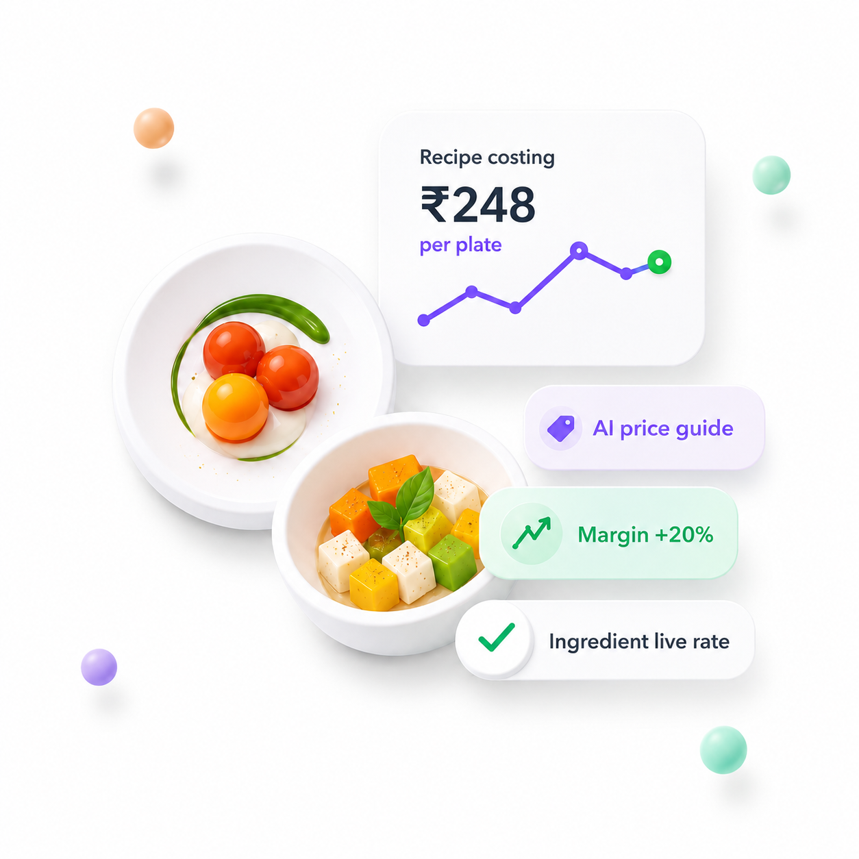 AI-driven menus from your past event history